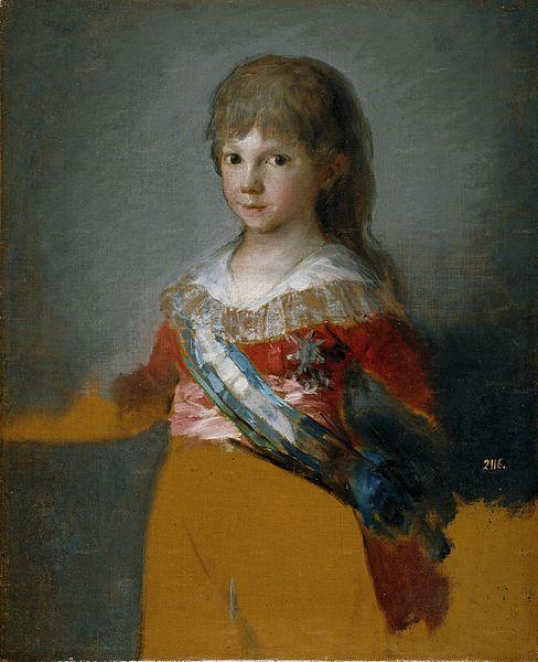 Francisco de Goya El infante Francisco de Paula Sweden oil painting art